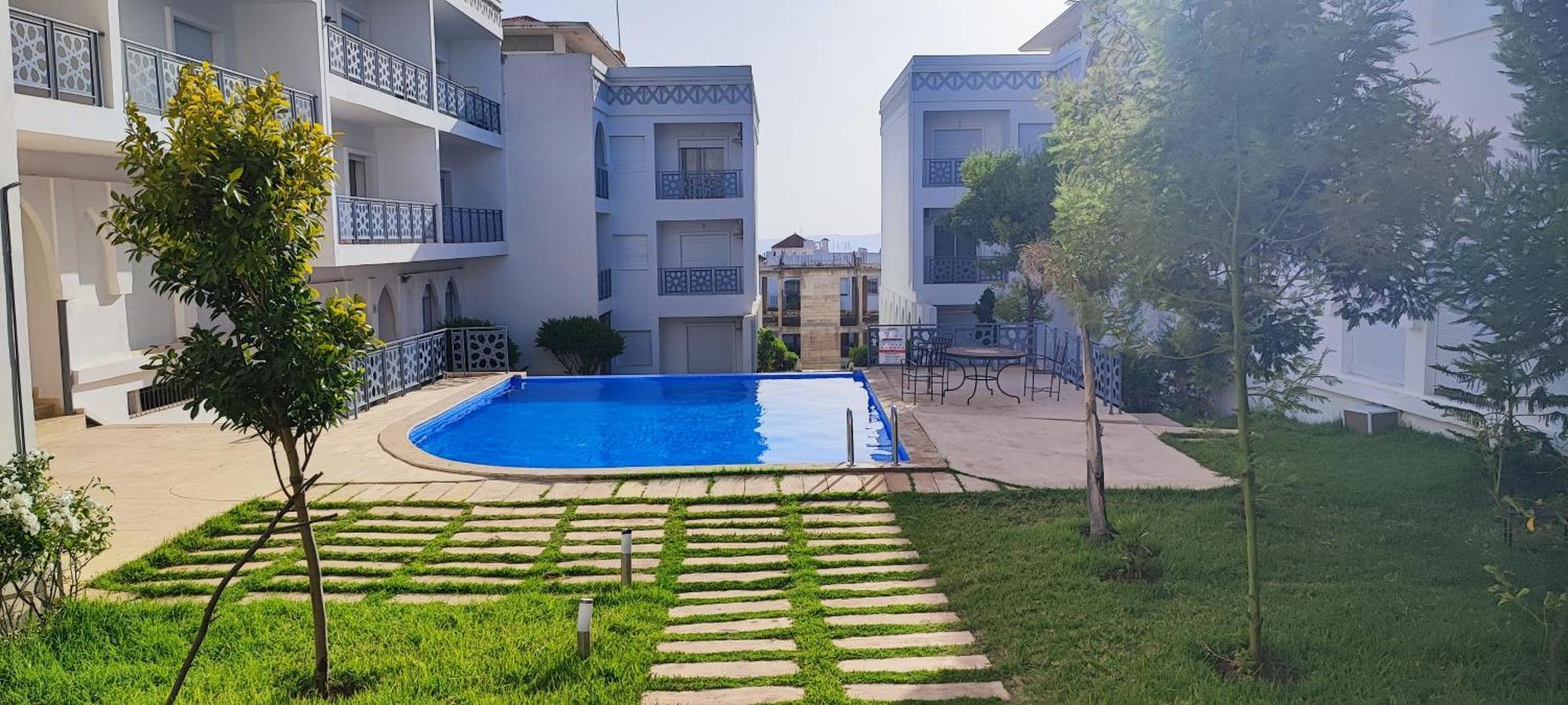 Magnifique Appartement De Standing A Tanger Avec Vue Sur Mer Et Acces Piscine Buitenkant foto